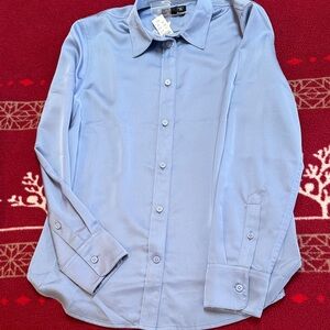 Jcrew slim fit blouse in periwinkle color